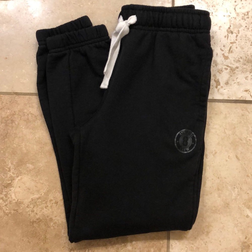 NWOT Crazy 8 Sweatpants M 7-8, Black